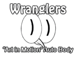 2024 Wranglers Art in Motion Auto Body logo